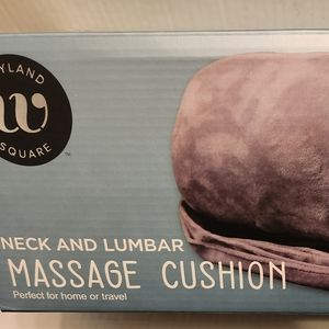 Neck and lumbar massage cushion pillow NEW